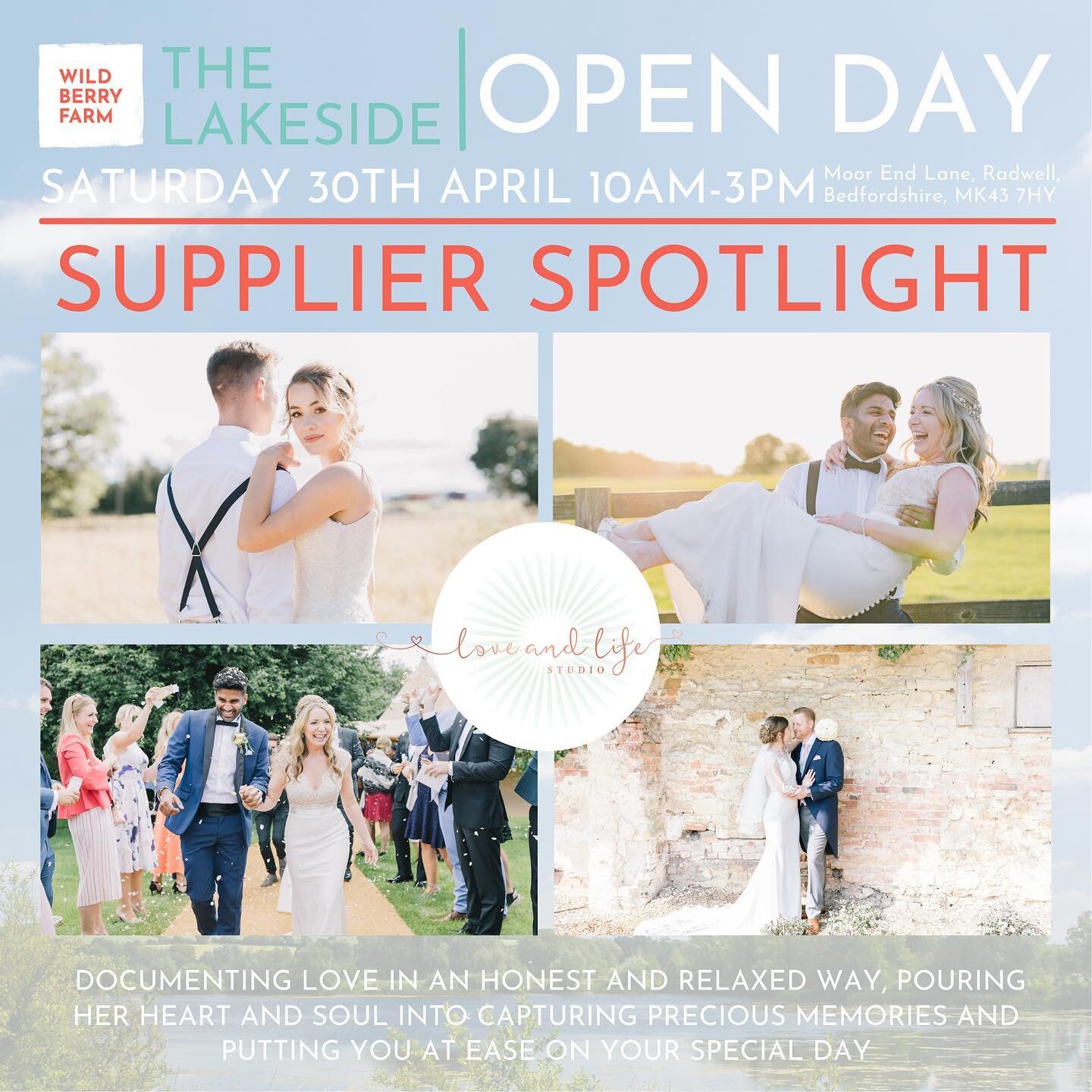 Supplier Spotlight | Capturing timeless imagery in an honest way, with a fresh fine art feel, we&rsquo;re delighted to have @loveandlifestudio supporting our open day - and an exciting photo shoot this weekend too!

Documenting a wedding is such an h