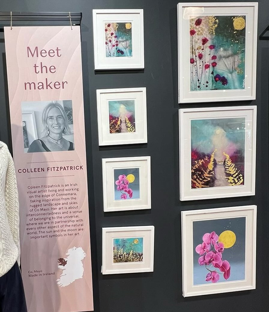 Thanks much to @buffmango65 who sent me this photo of my prints in @officialkilkennydesign when she was visiting Dublin. I&rsquo;m delighted to see that Kilkenny has put up my &ldquo;meet the maker blurb&rdquo; it looks great, I don&rsquo;t get to Du