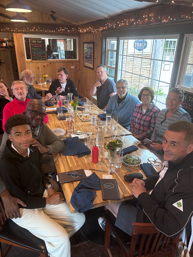 We enjoy our luncheon at Trail 87