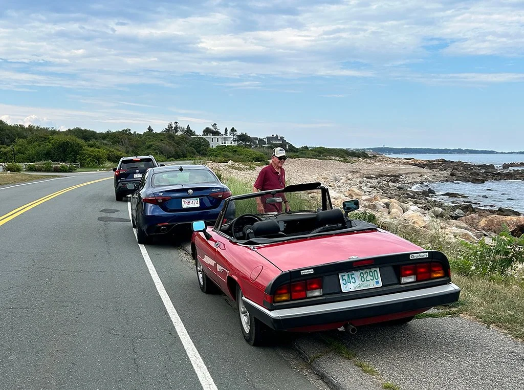 A stop along the coast during the Ramble