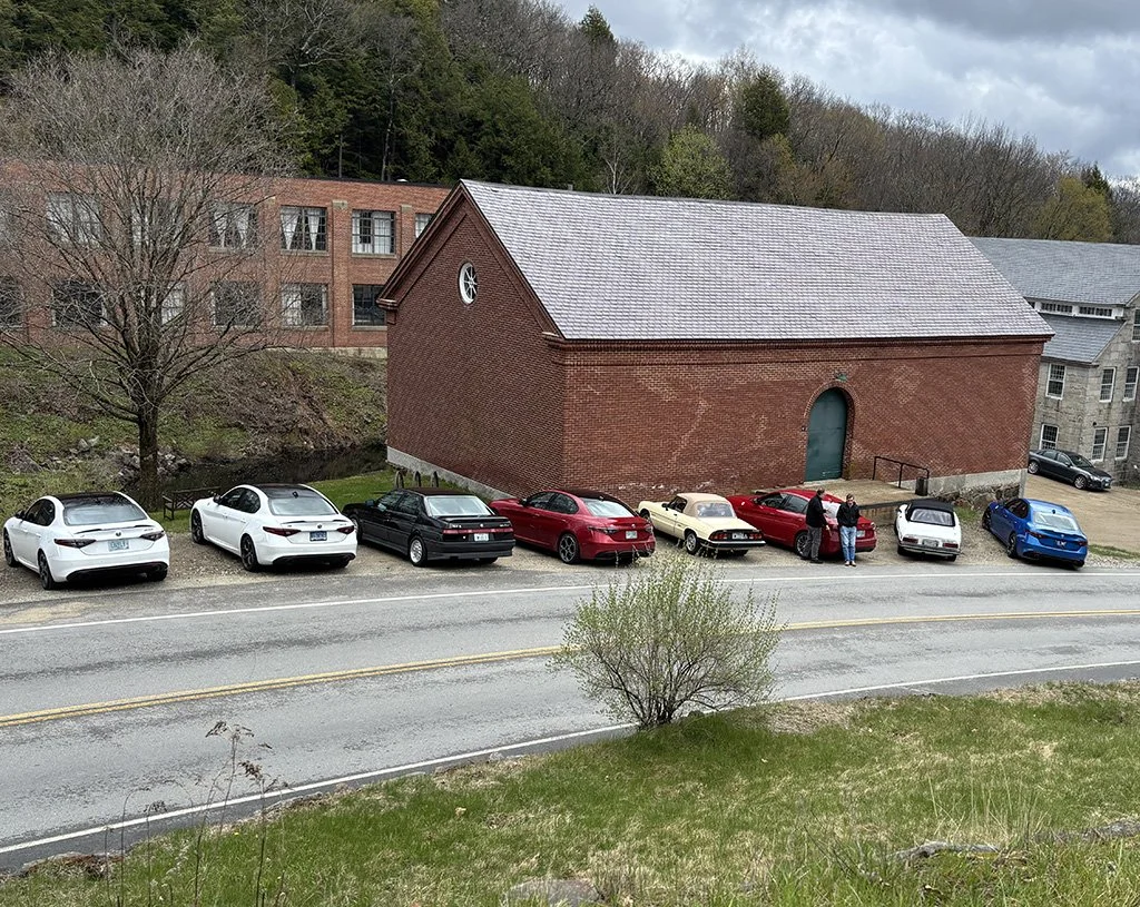 Just enough parking space for 8