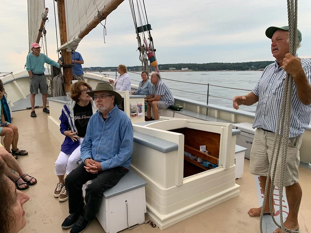 Greg's looking a little seasick .......