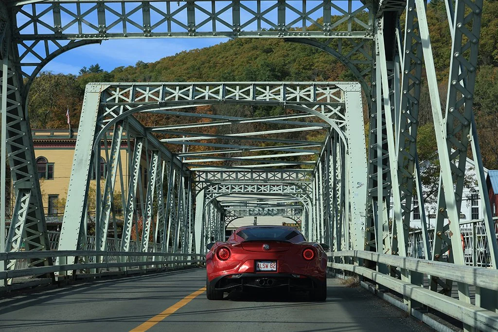 Crossing the Deerfield River in Shelburne Falls