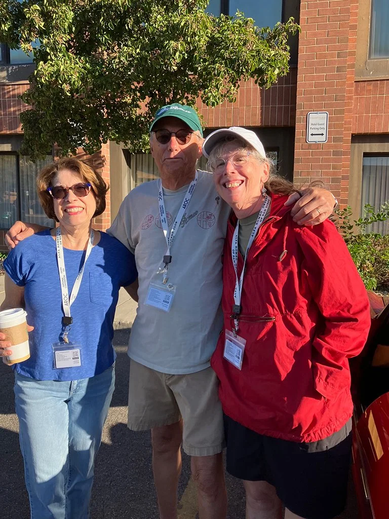 Andrea with Jim and Cindy Lehman