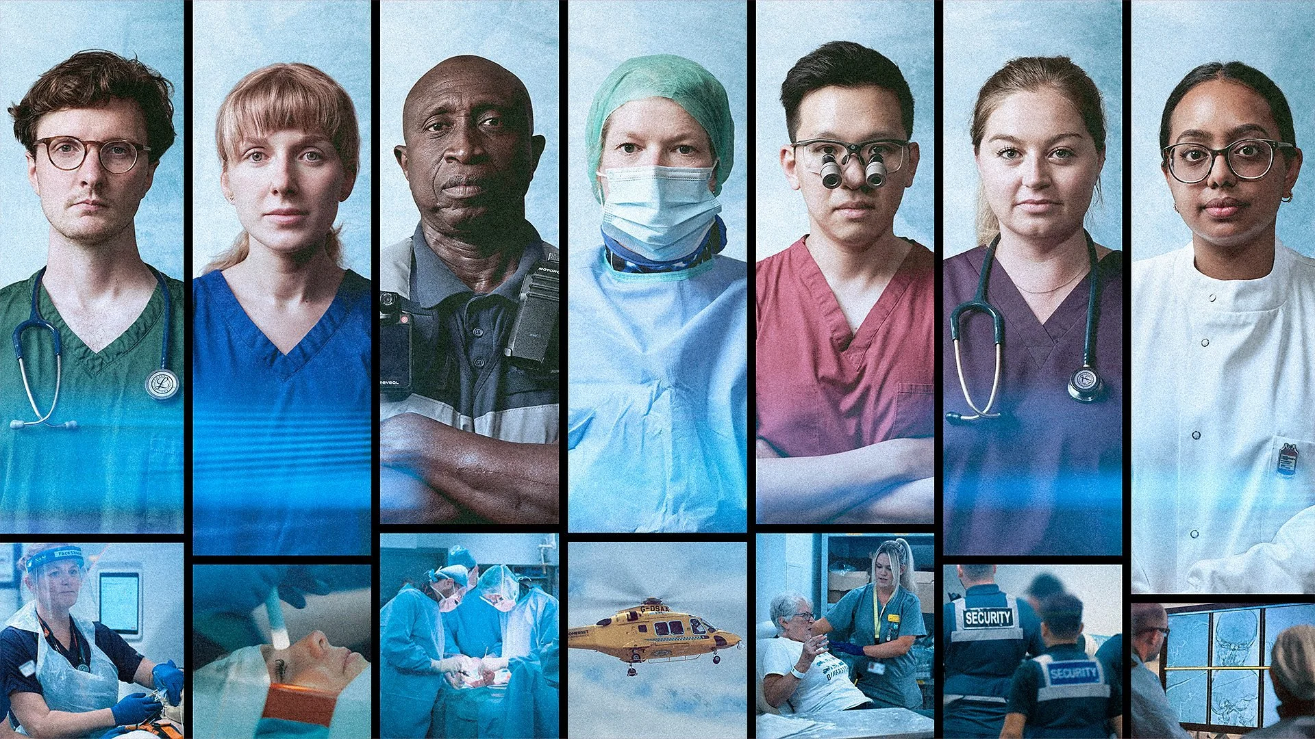BBC Two &amp; Expectation Factual: EMERGENCY 24/7 Key Art