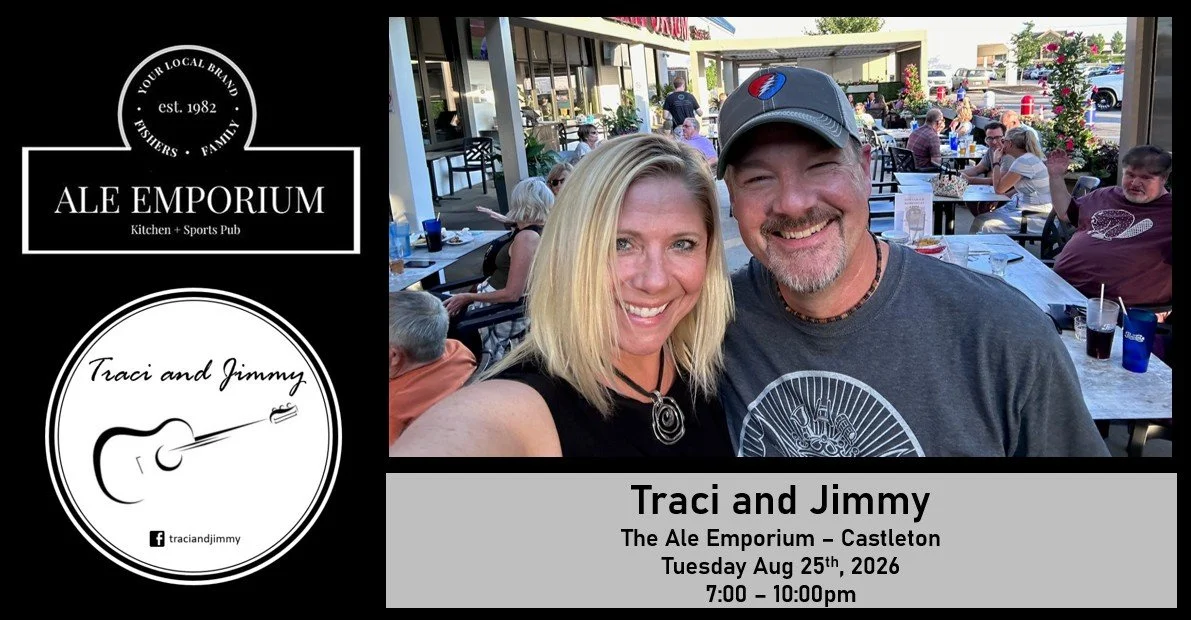 Traci and Jimmy - Ale Emporium Castleton (patio)