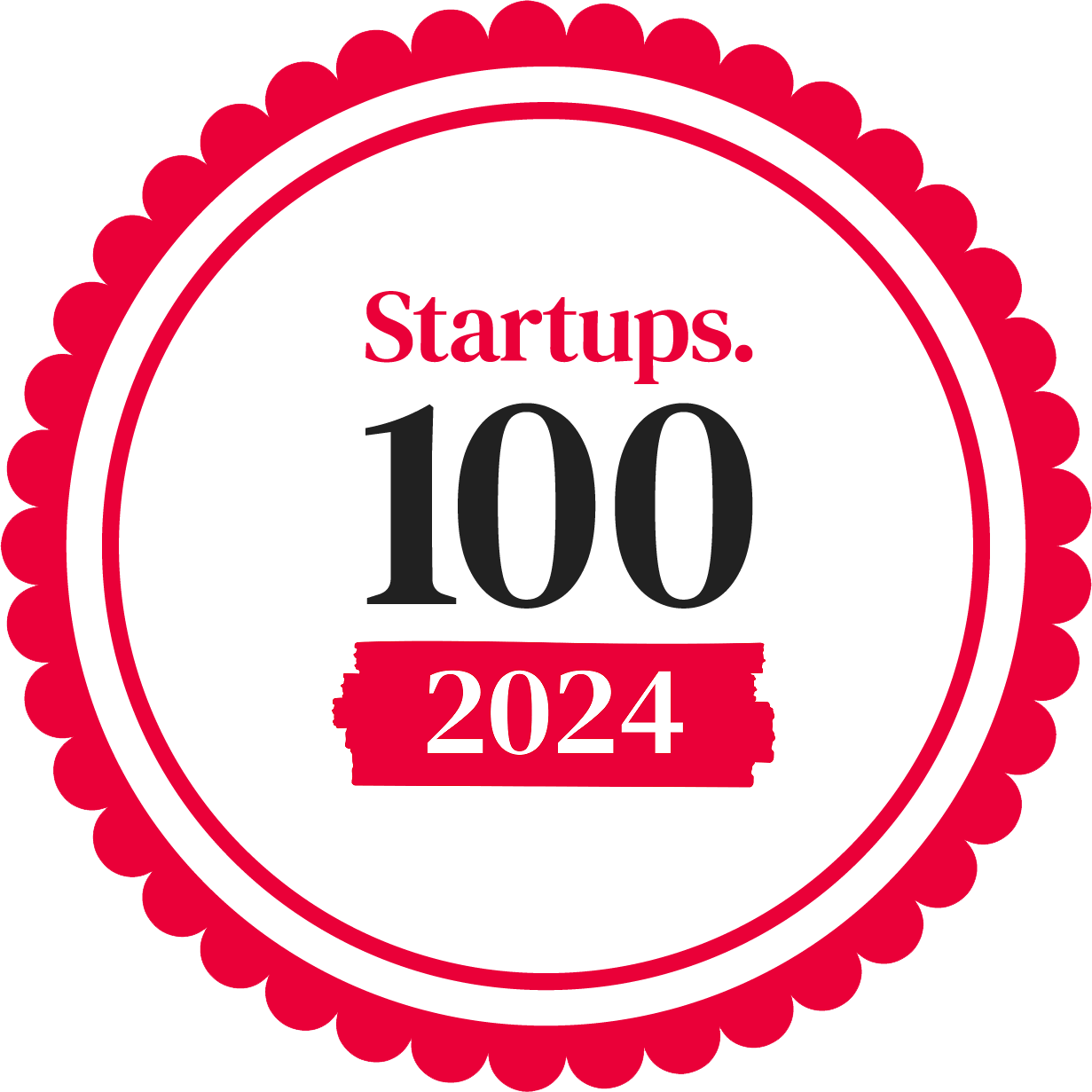 Startups 100 2024 Winners Rosette .png