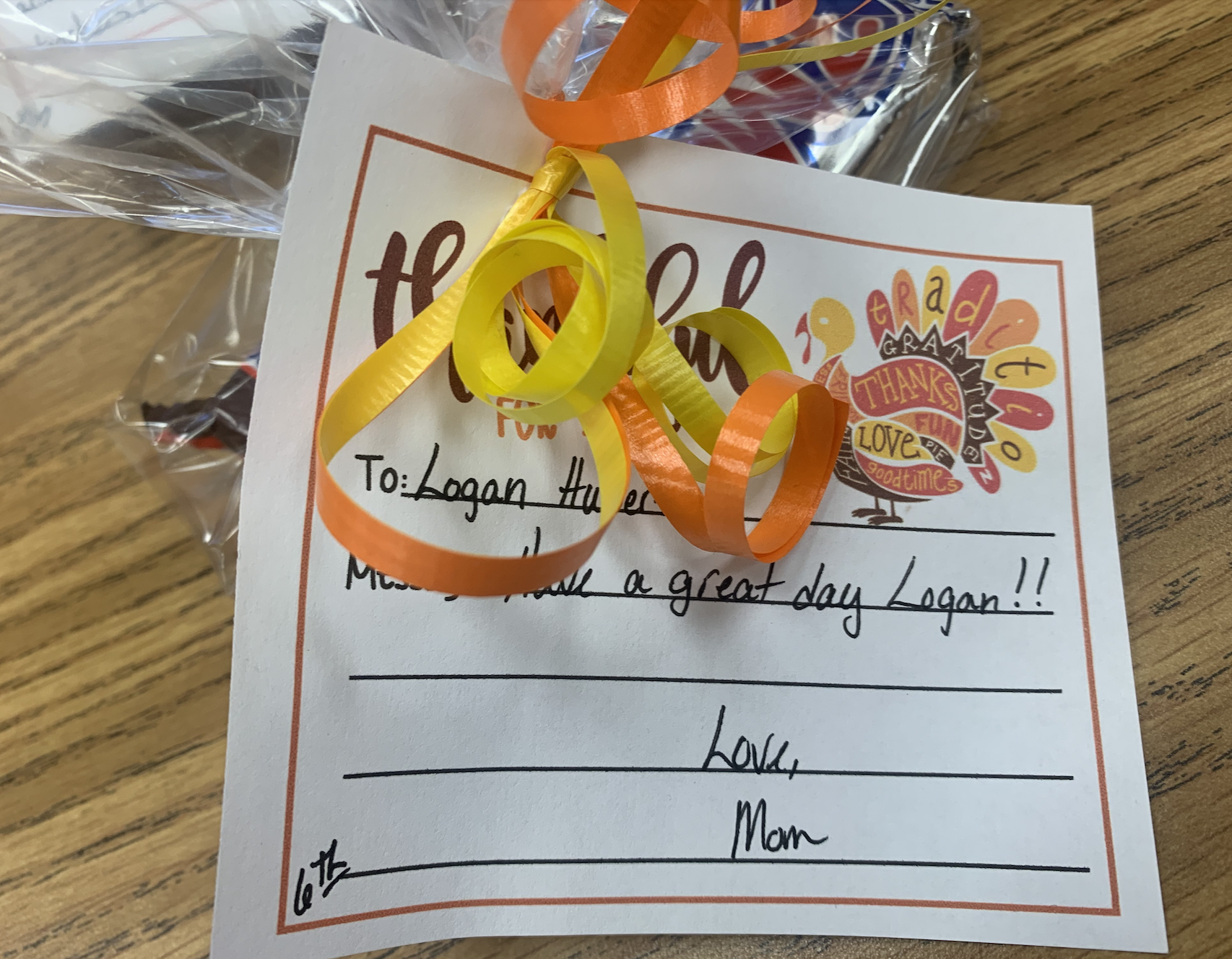 Personalized Grams Package