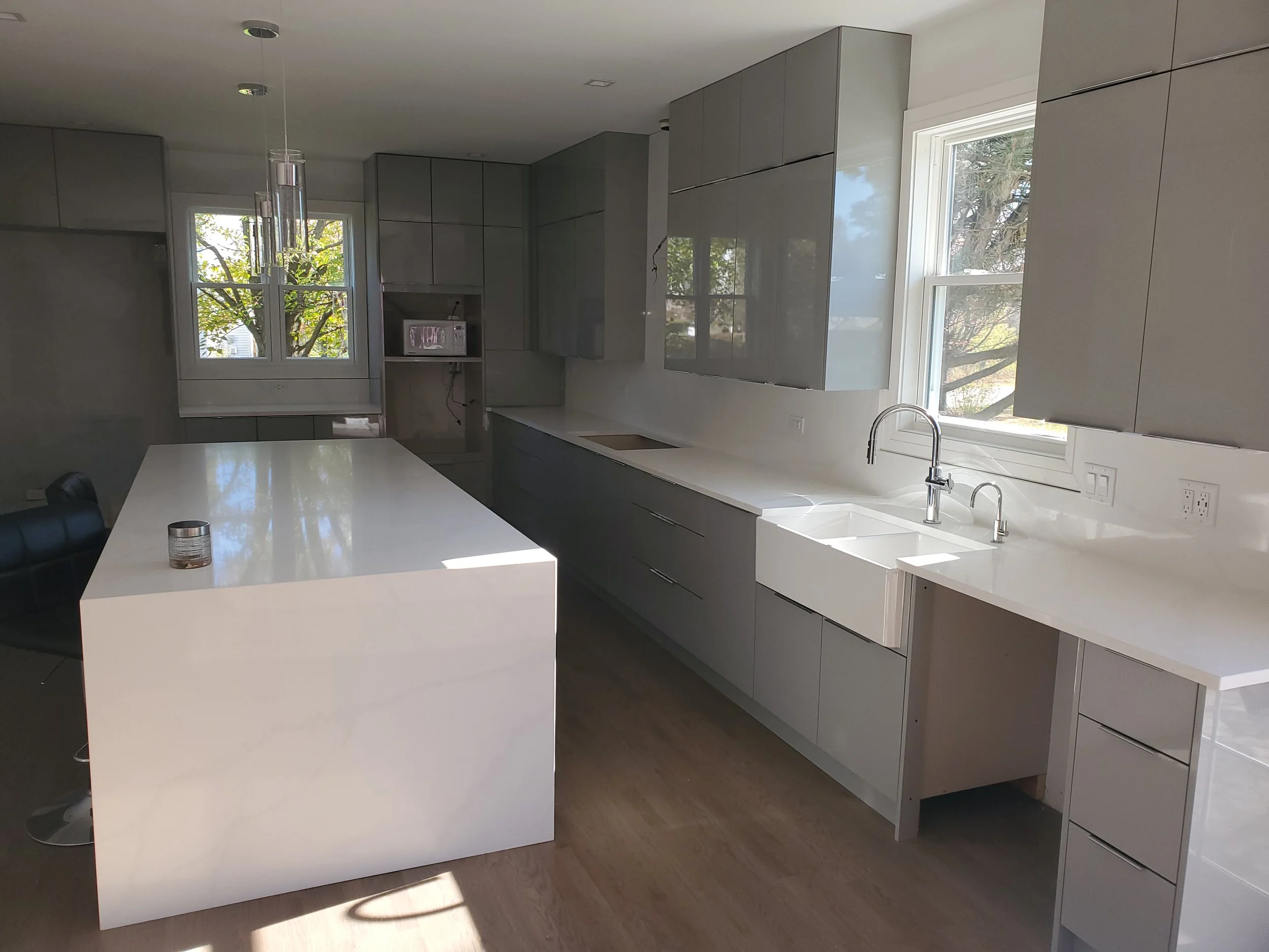 Modern Kitchen Remodel by Crs business corporation project photo 3