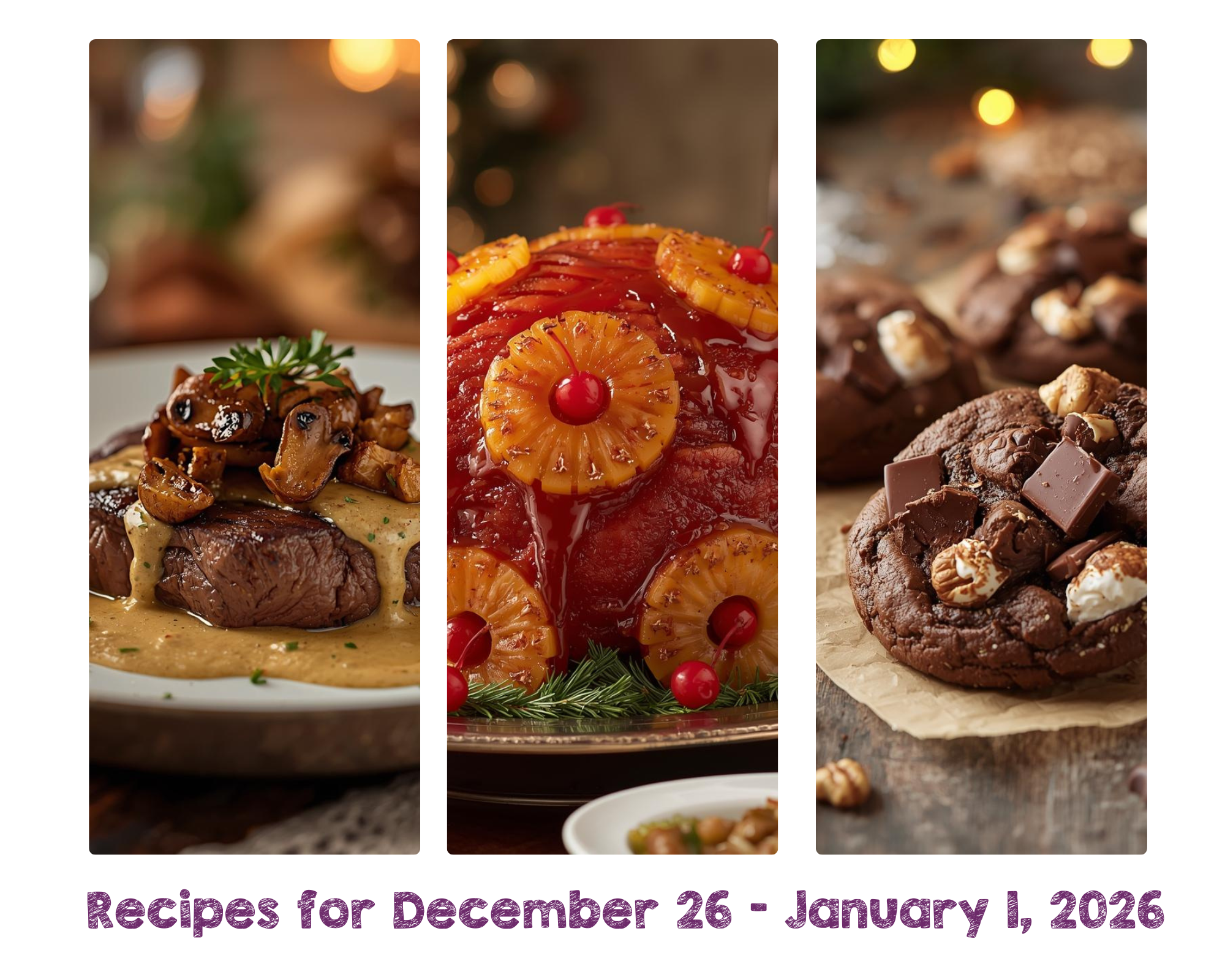 Recipes for December 26 - January 1, 2026