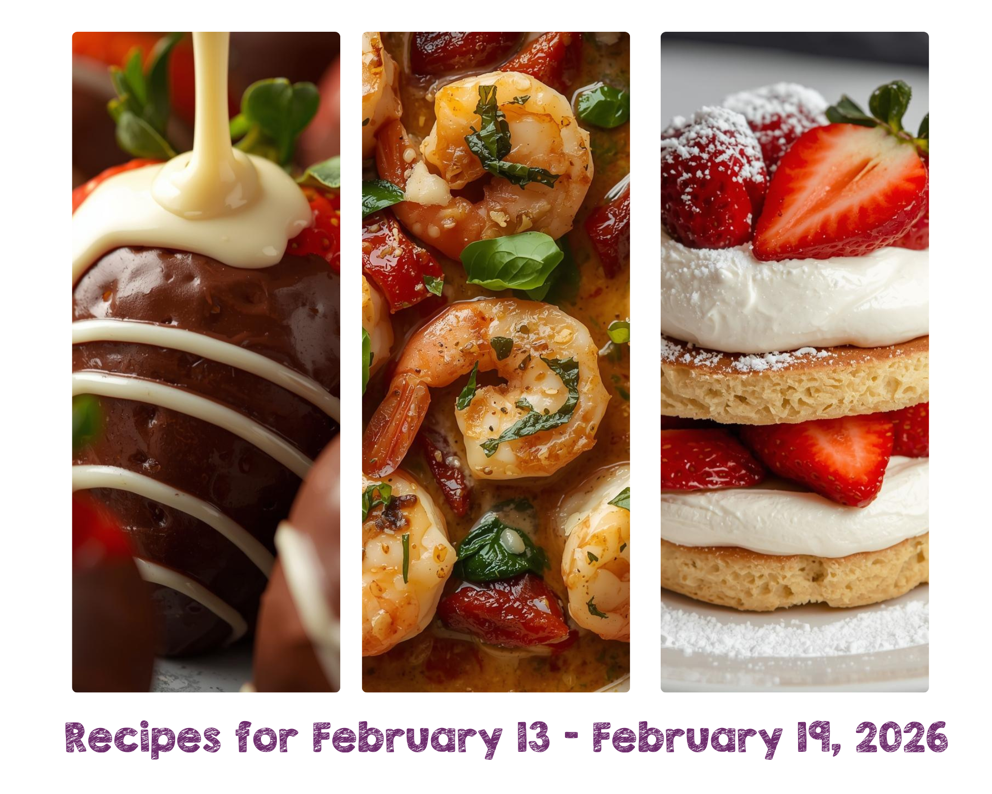 Recipes for February 13 - February 19, 2026 