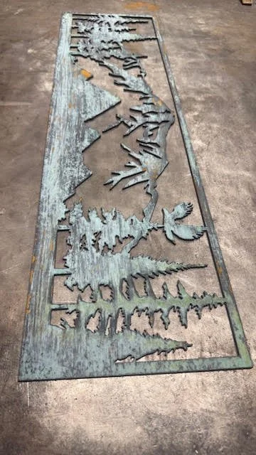 Framed Mountain Scene