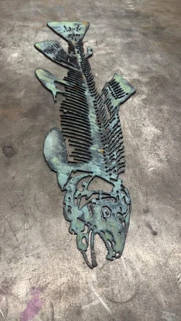 Realistic Salmon Skeleton