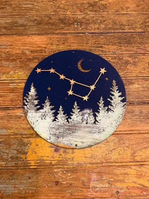 Multi-layer Big Dipper Night Sky