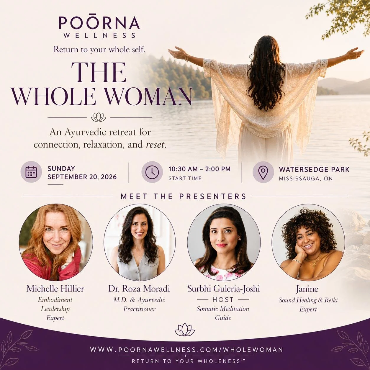 So thrilled to introduce the incredible presenters who will be guiding you at The Whole Woman Retreat. 🤍

Each will bring their own wisdom and practice to help you move, reconnect, restore and return to yourself.

Meet your guides below &darr;

THE 