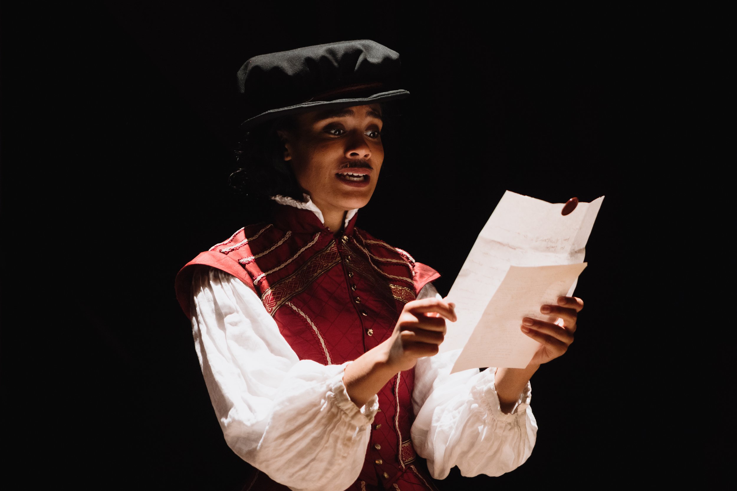 Mya Ison as "Viola De Lesseps" in Shakespeare in Love