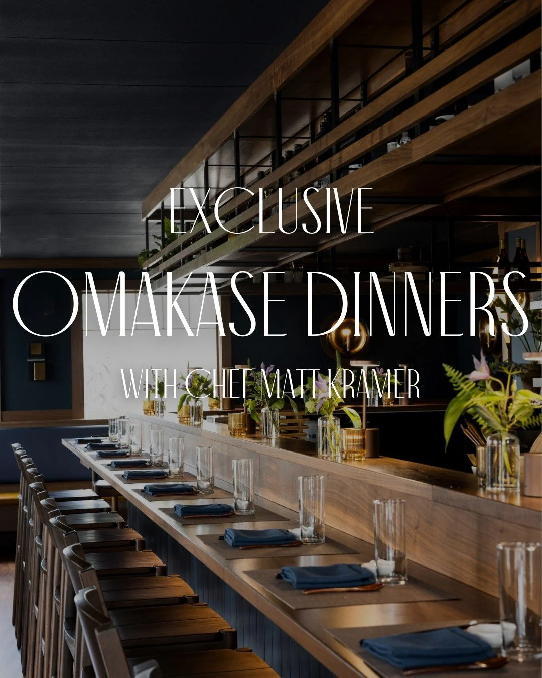 ✨ Experience a one-of-a-kind omakase, with limited seats for an unforgettable evening.

Available Dates:
📅 February 22, 2026
📅 March 29, 2026
📅 April 26, 2026

Reserve your spot via the link in bio!