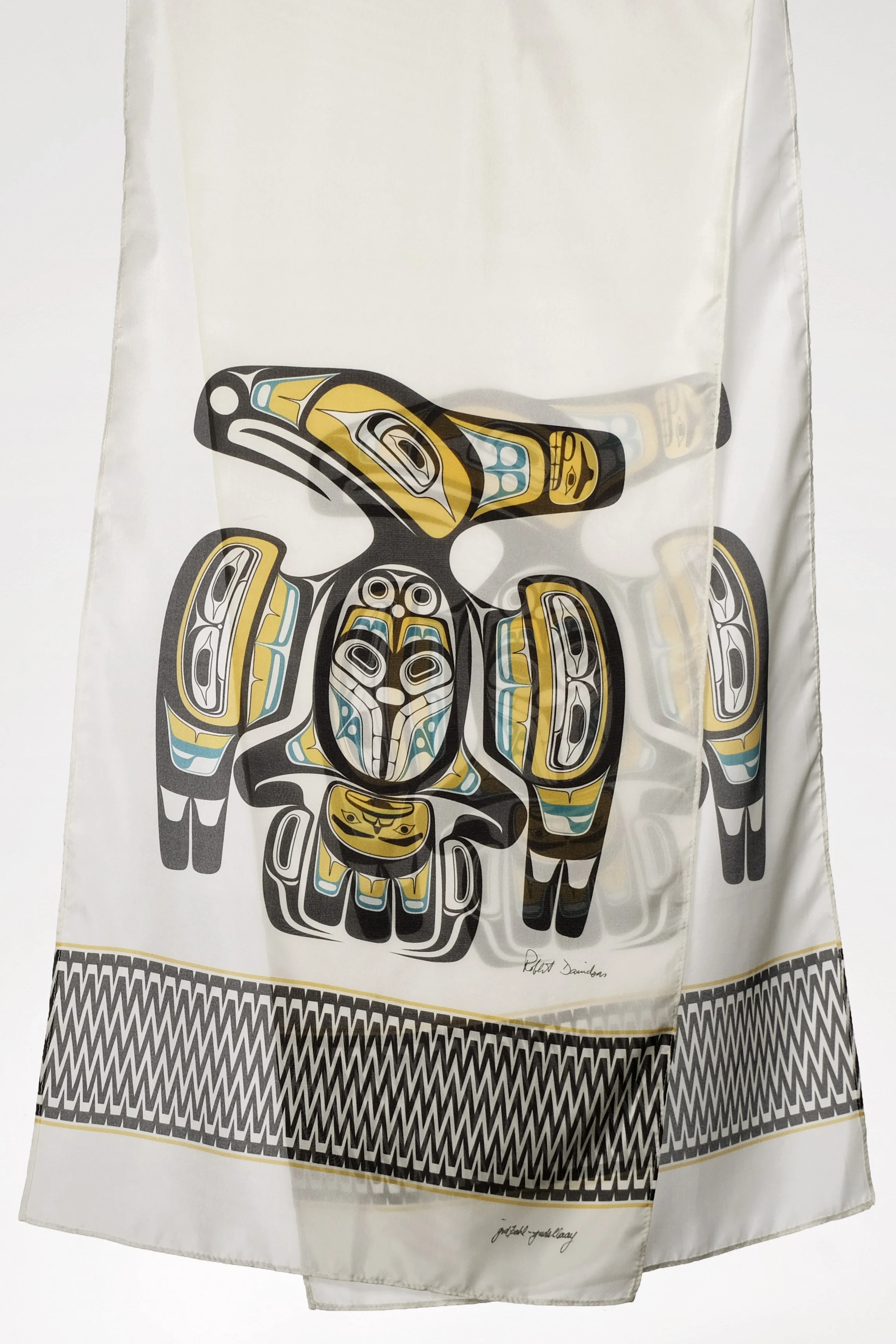 White Thunderbird Scarf