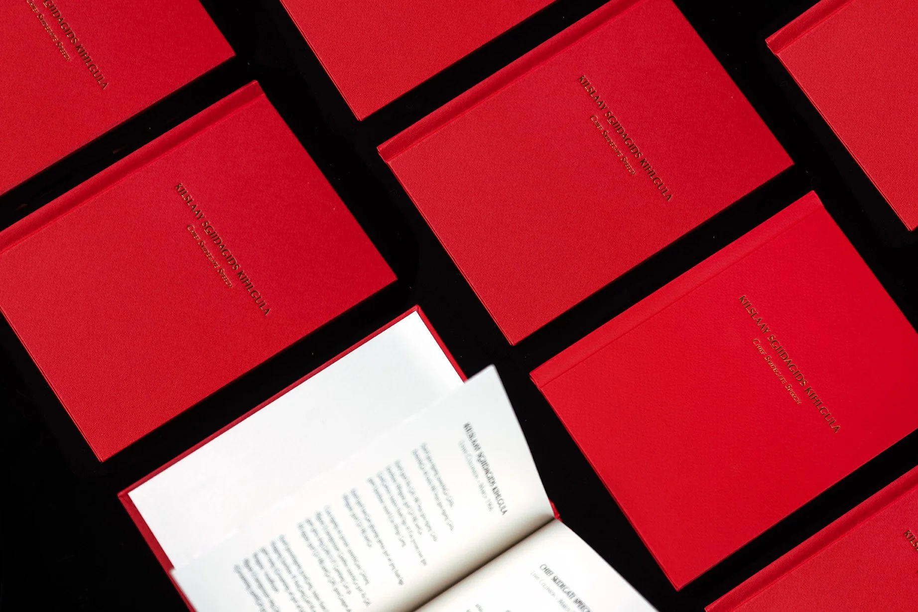 Chief Skidegate Speech booklet