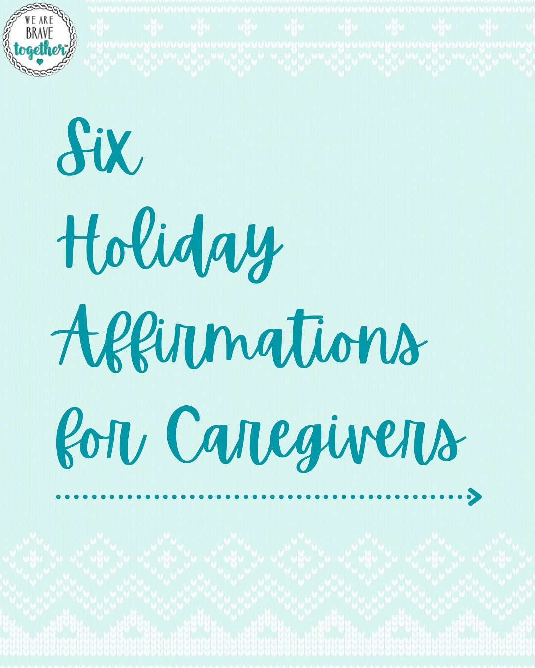 The holidays can stir up so many emotions for caregiving parents. The pressure. The logistics. The invisible labor that somehow doubles this time of year.

These affirmations are here as a gentle reminder that you do not have to earn rest or joy. You