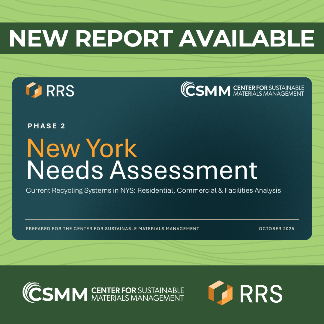 New Report: Phase 2 Findings of the NYS Recycling System Needs Assessment