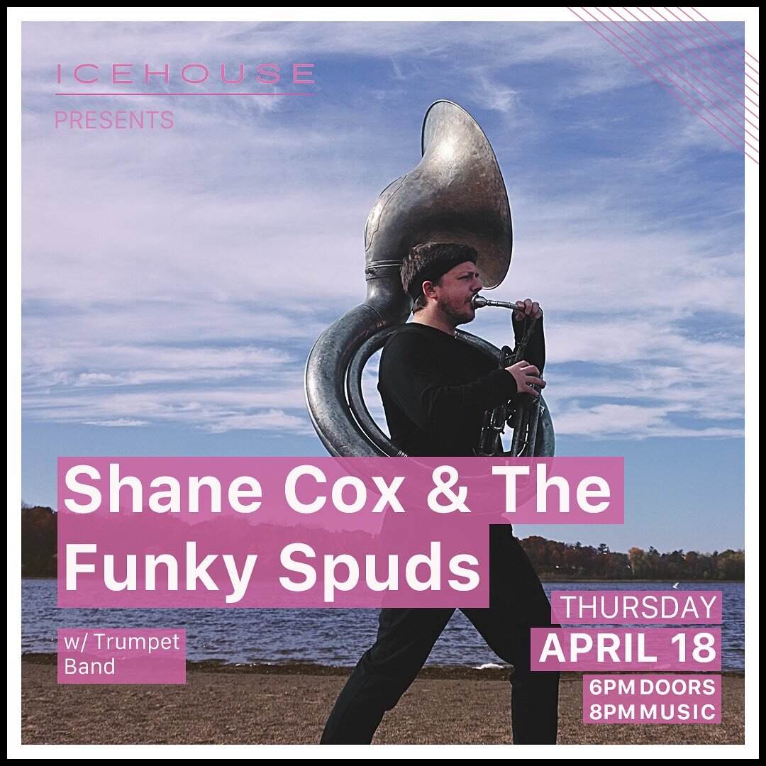 It’s happening! Funky Spuds live for a very special comeback show. Come for the band, stay for the ✨memories✨
@davidfeilymusic @shanenormancox @frankymoscow @pistolpetesuttman @trumpetbandofficial @icehousempls
#minneapolismusic #minneapolis