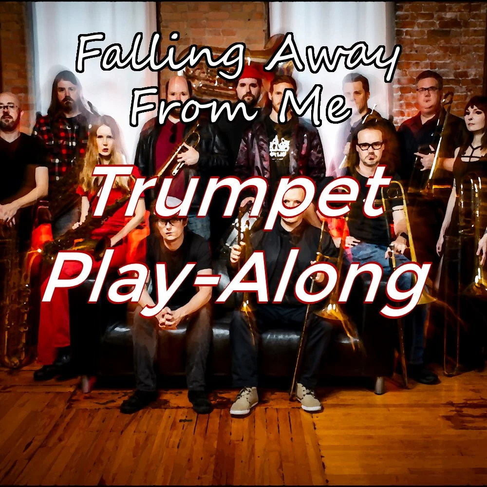 Falling Away From Me Trumpet Sax Play-Along