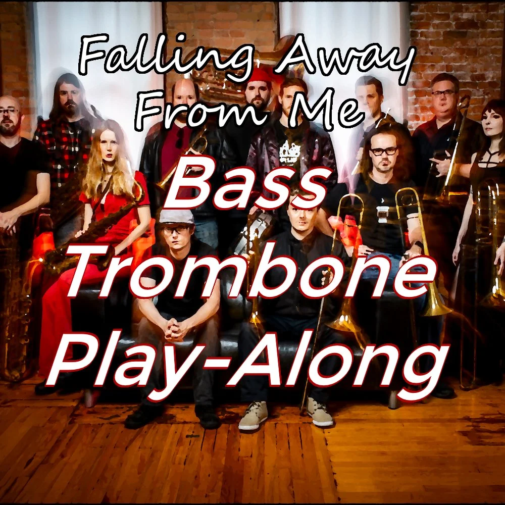 Falling Away From Me Bass Trombone Play-Along