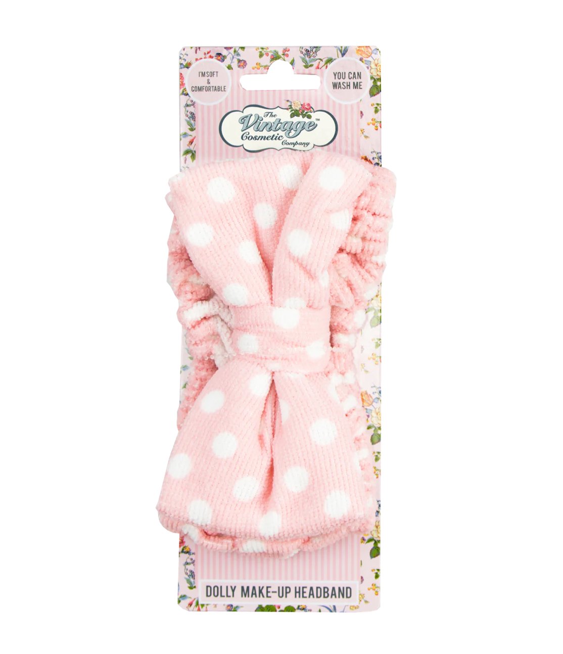Vintage Cosmetics Pink Dolly Spa Headband