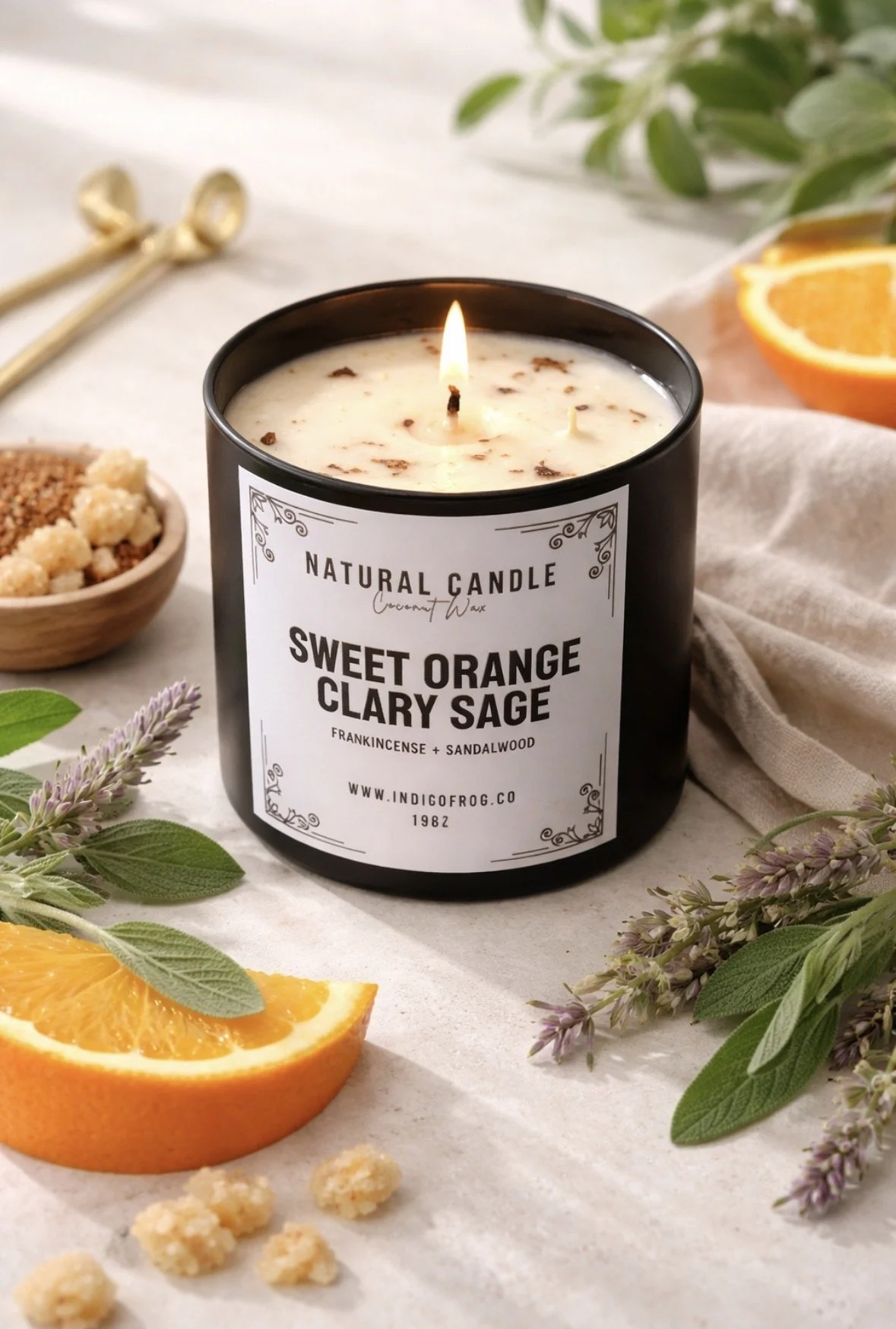 Sweet Orange & Clary Sage 12 oz