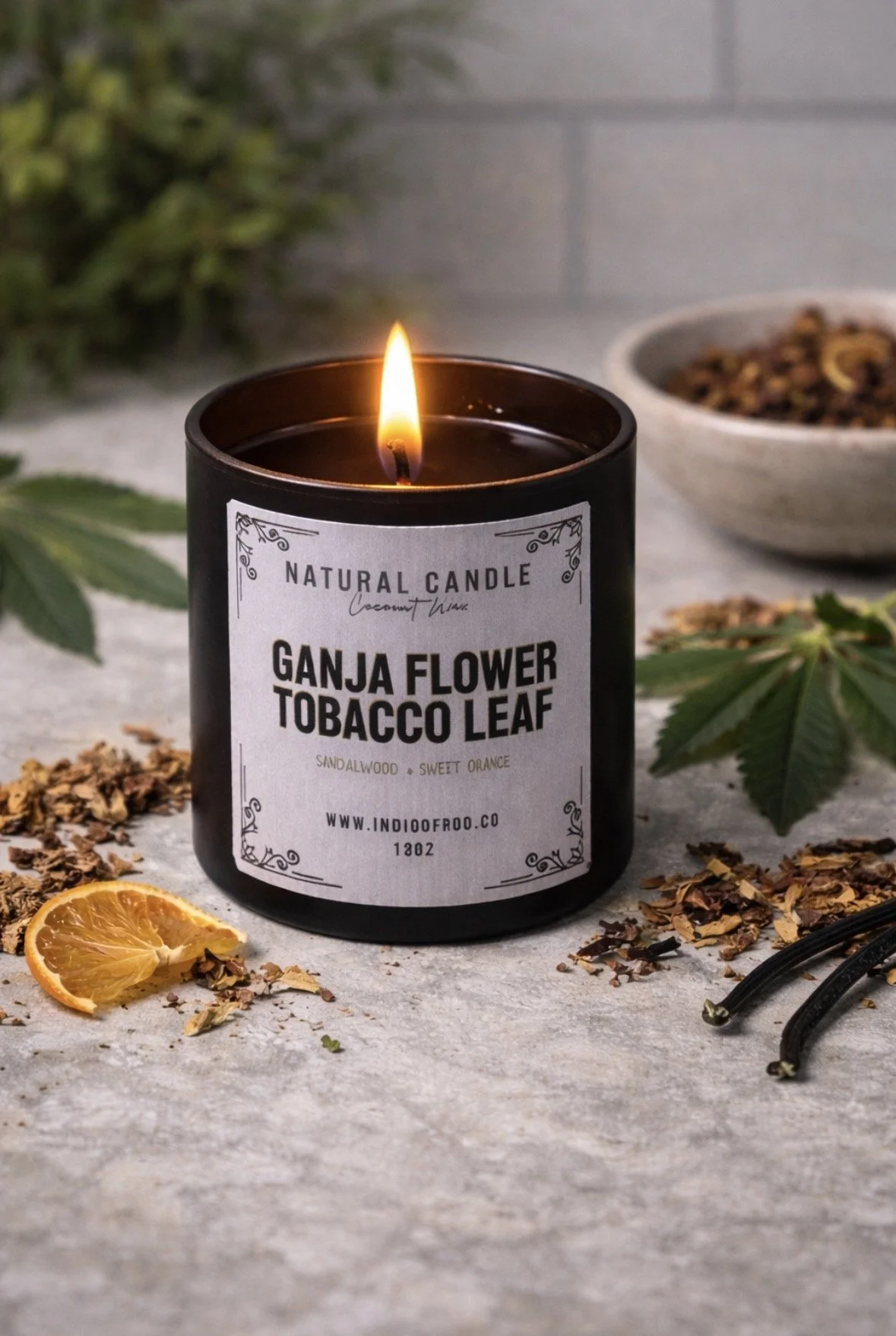 Ganja Flower & Tobacco Leaf 12 oz