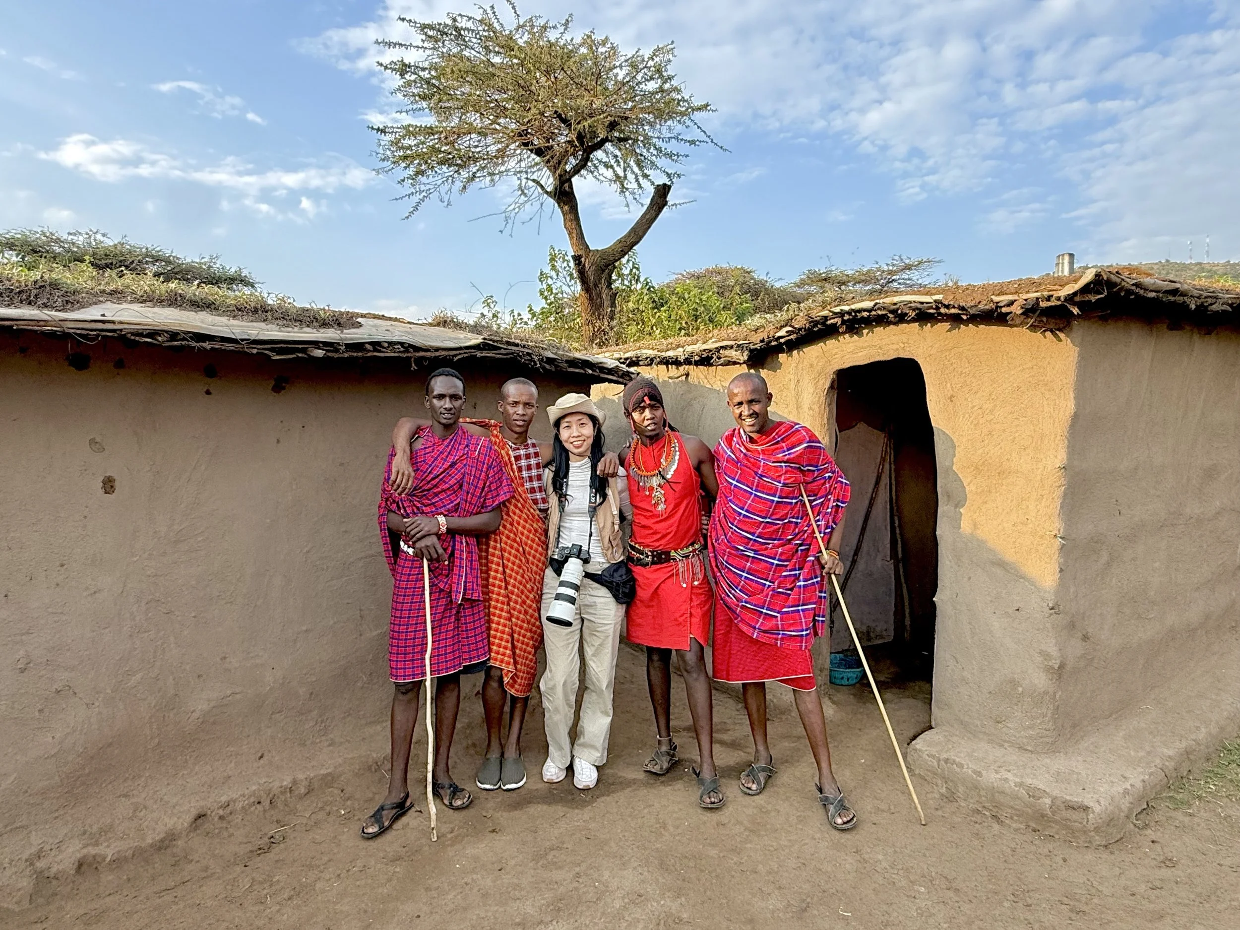 A Maasai home in Kenya