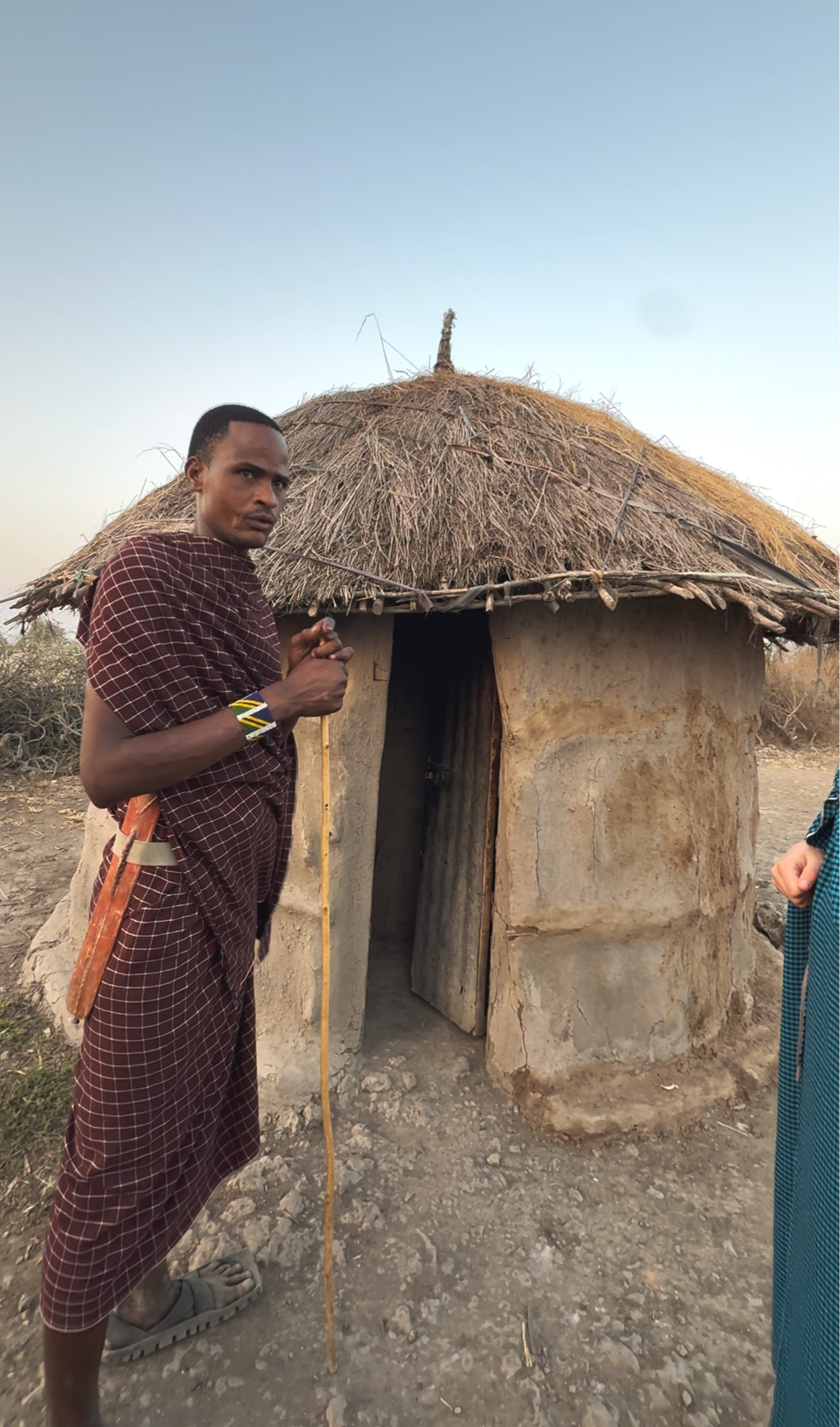 A Maasai home in Tanzania 