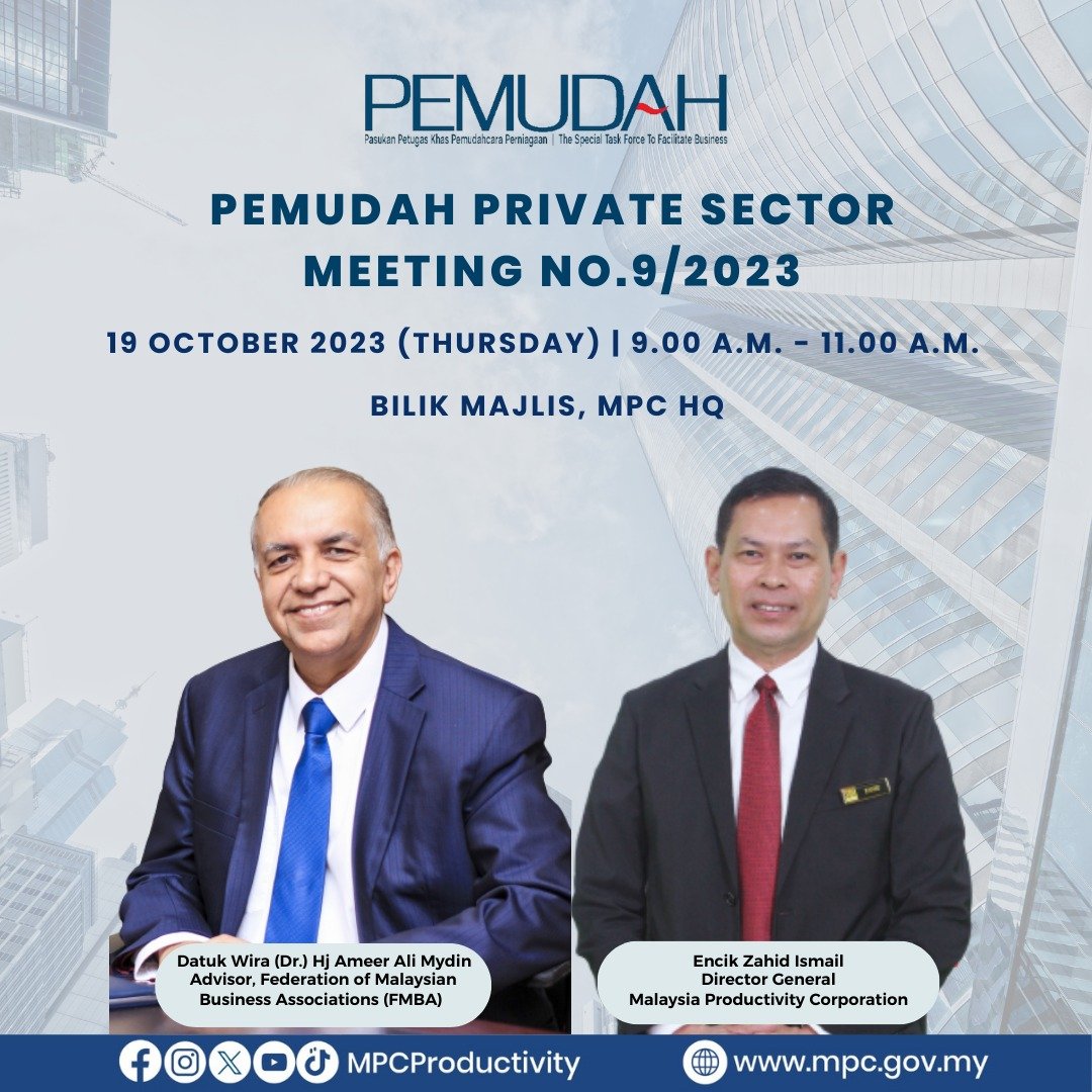 PEMUDAH PRIVATE SECTOR MEETING NO.9/2023