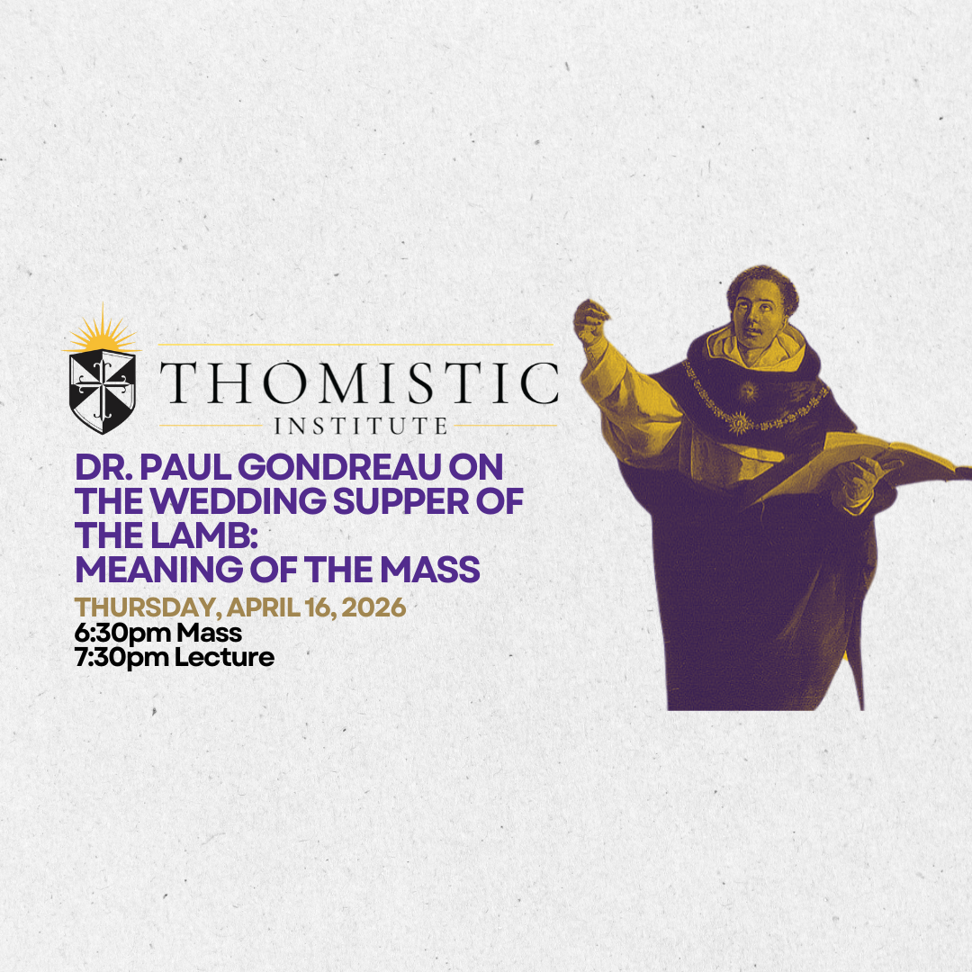 TI Lecture: Dr. Gondreau on the Wedding Supper of the Lamb