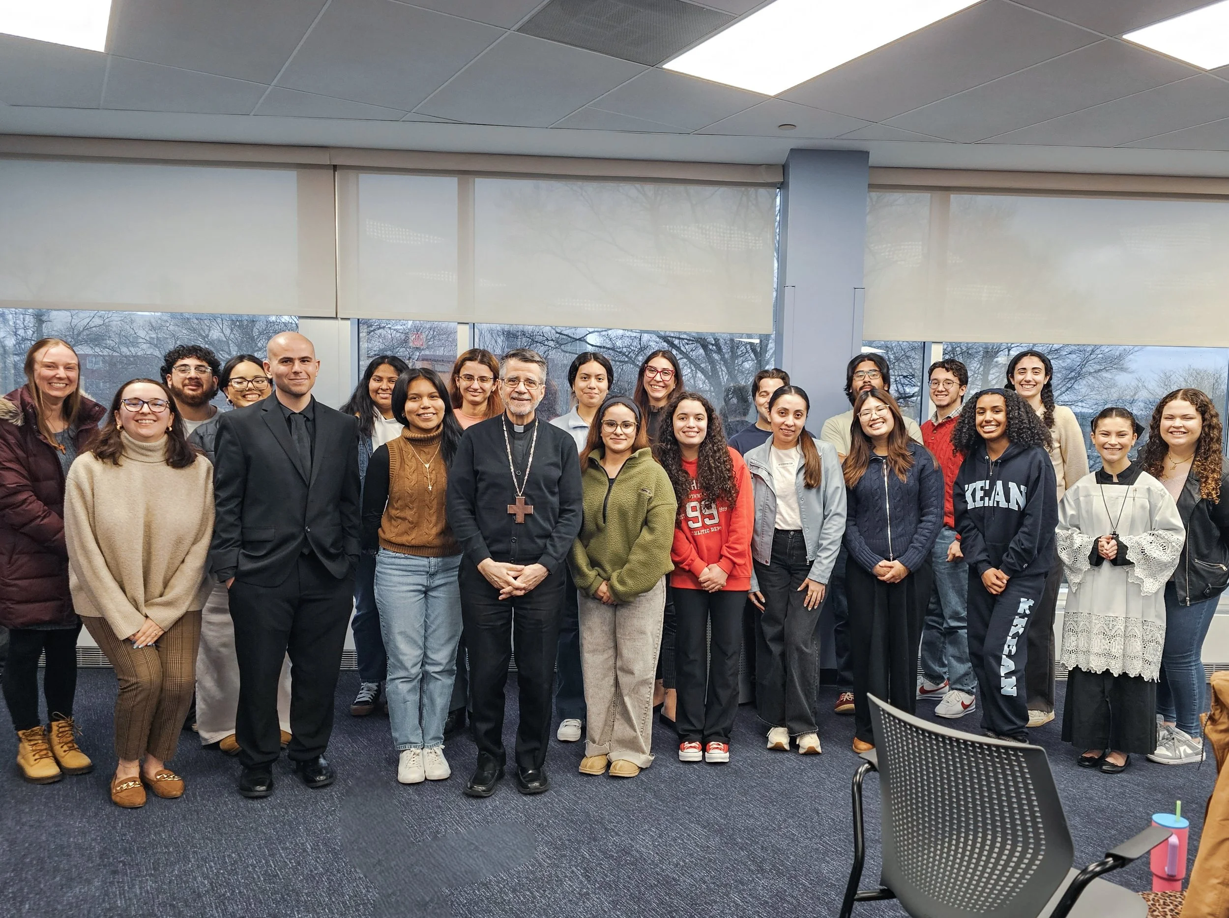 Bishop Lorenzo Visits Kean