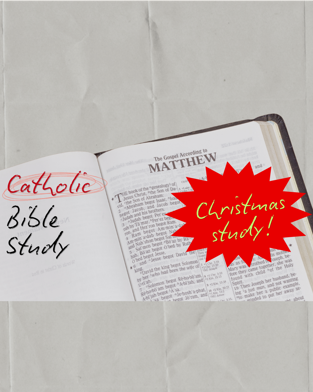 Christmas Bible Study