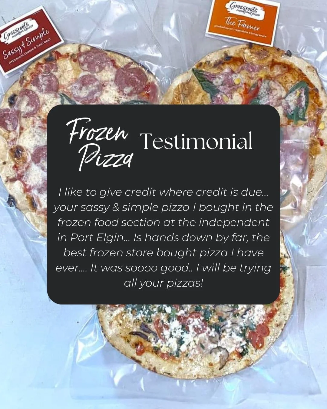 THE PERFECT HOLIDAY APPETIZER 🍕✨❄️

Our frozen wood fired pizzas are the perfect crowd pleasing holiday appetizer &amp; quick family pleasing meal between festive outings! 

They are made with REAL, ORGANIC &amp; LOVAL ingredients you can feel good 