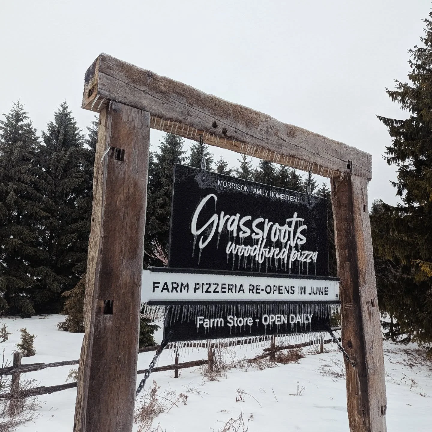 STAY COZY PIZZA LOVERS ❄️🍕❤️

Wishing everyone the best for the new year from our winter wonderland here at the farm! 

Feeling grateful to have a cozy warm home filled with loved ones to curl up with during winters like these! Hoping everyone was a