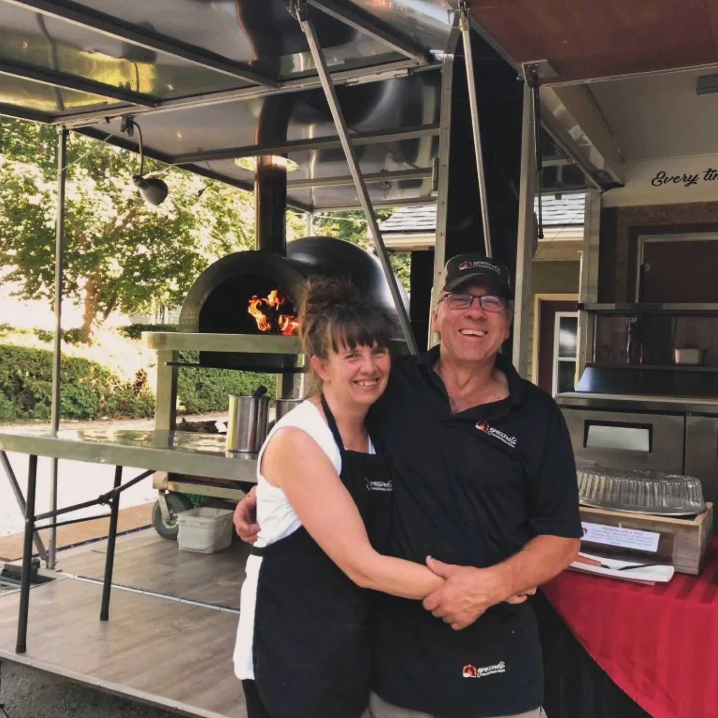 HOW IT STARTED ⏩ HOW IT'S GOING 🍕🔥🌿

As a family, we've been on this wild wood fired pizza ride for over 20 years! 

Our first cob oven was built from mud on a stump up on highway 86 the summer of 2002! It was here we fired our first pizzas topped
