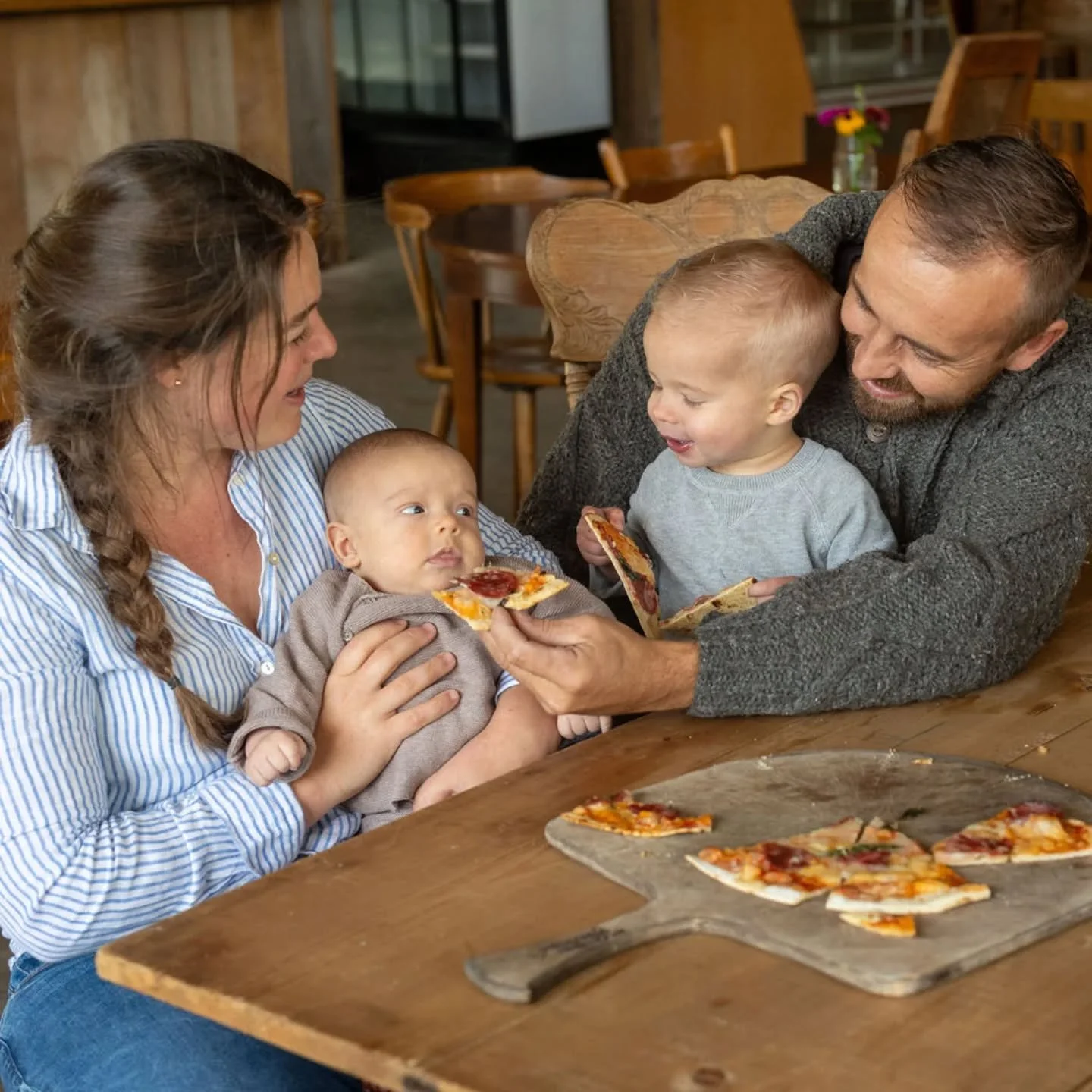 WE GET FAMILY 🍕❤️🔥

As a family business, we pride ourselves in creating wholesale food you can feel good sharing with your family! 

With simple, quality &amp; organically sourced ingredients, slow fermentation to increase digestibility and a conv