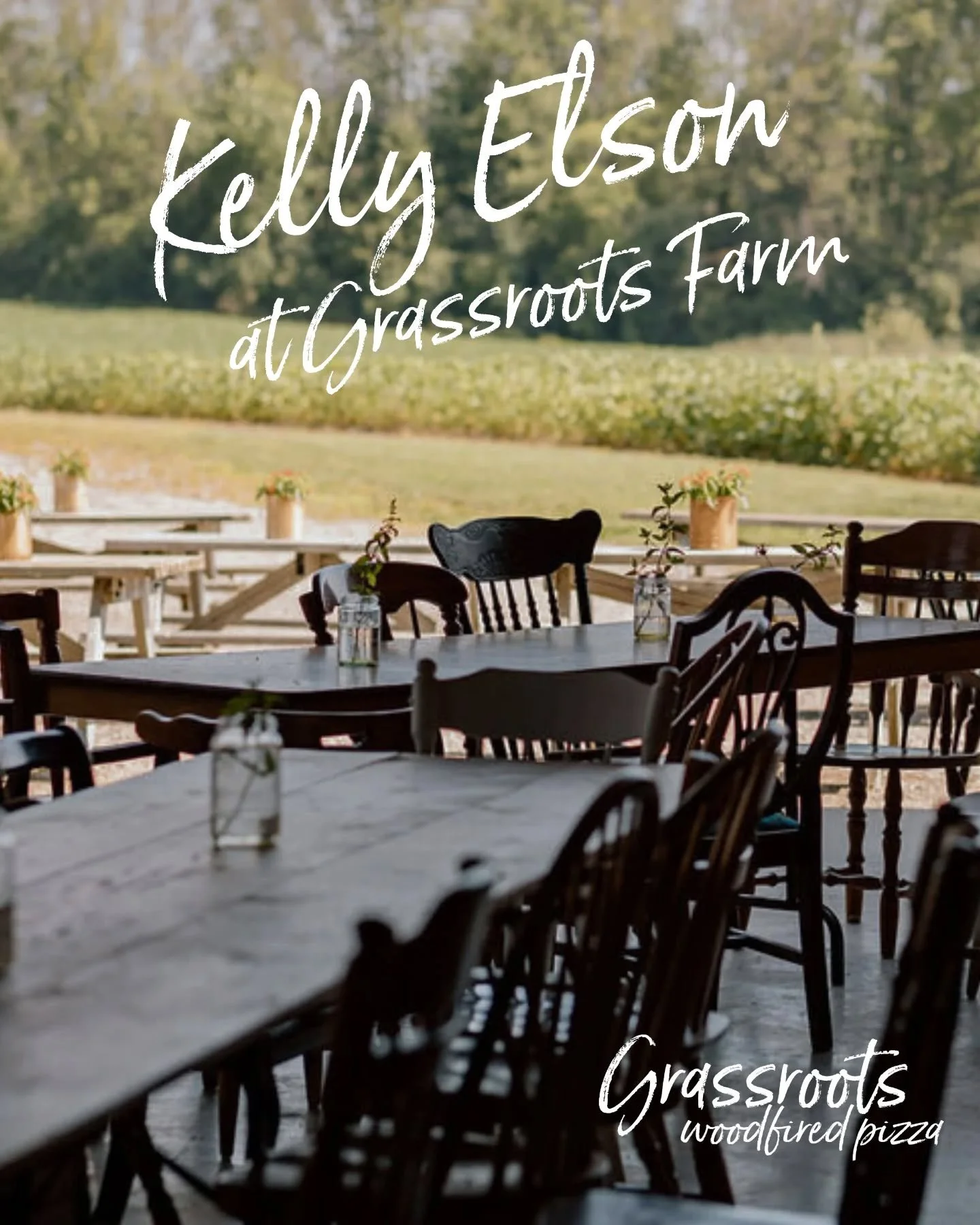 KELLY ELSON TICKETS ON SALE NOW 🌟🍕✨

Join us on the pavilion of the newly reimagined Grassroots Farm Pizzeria for a farm fresh meal and evening with Kelly Elson, internationally known Psychic Medium.

We are excited to welcome Kelly back for two ni