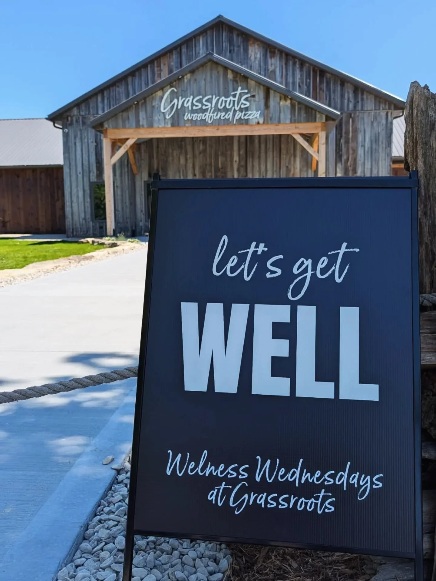 SEE YOU TONIGHT ☀️🧘&zwj;♀️🍕

Tonight is our first Wellness Wednesday evening here at Grassroots Farm! 

Enjoy Slow Flow Yoga on the lawn with Vicky followed by a farm fresh meal enjoyed on the pavilion overlooking the fields!

If you'd like to snag