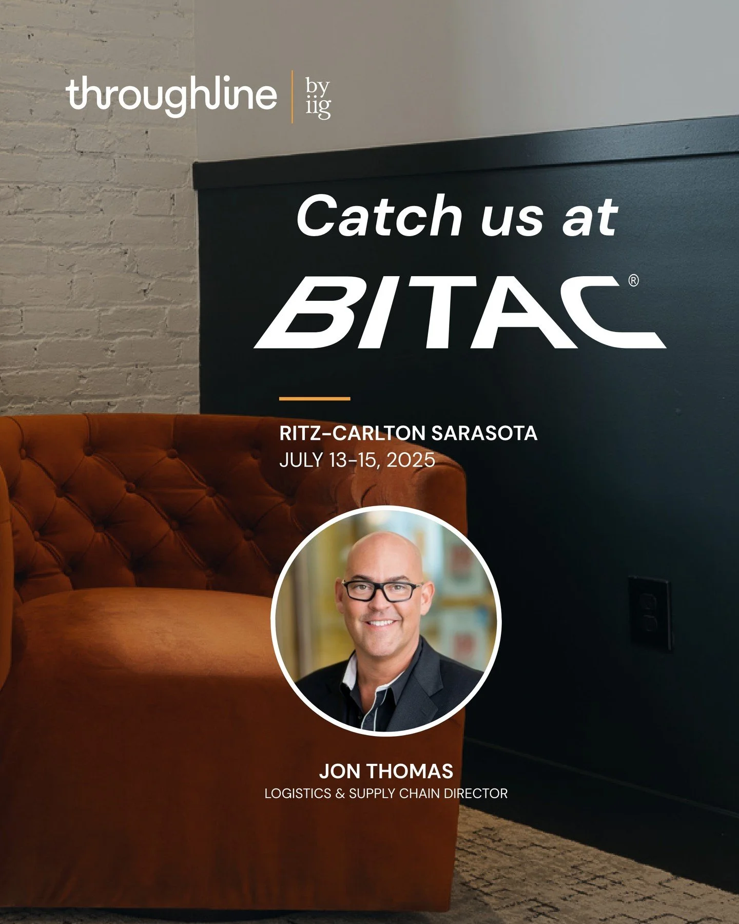 💫 Sarasota, here we come! 💫

We are 2 weeks away from @BitacEvents Purchasing &amp; Design at the Ritz-Carlton Sarasota!

Jon Thomas, our Logistics + Supply Chain Director, will be there July 13 - 15 and would love to connect with you! Feel free to