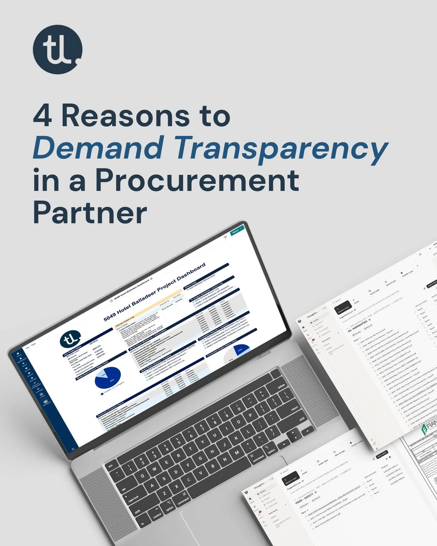 Today no one can afford to take vague updates or surface-level reporting at face value. The demand for clarity &mdash; and the right partner to provide it &mdash; is higher than ever. We see this as the new standard in procurement.

What does transpa