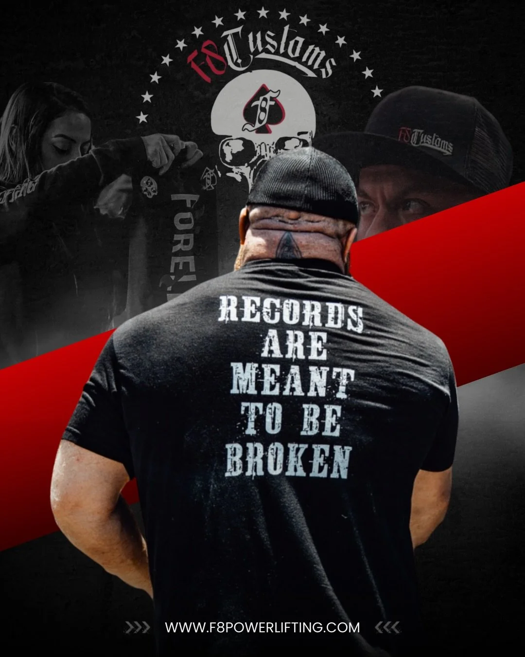 We&rsquo;ve got new merch items hitting the website daily!

Leggings
Joggers
Sweatpants
Gym Shorts
Hoodies
Tshirts
Bags
Shoes
&hellip;.and more!

When you look good, you lift good. 🔥

www.f8powerlifting.com