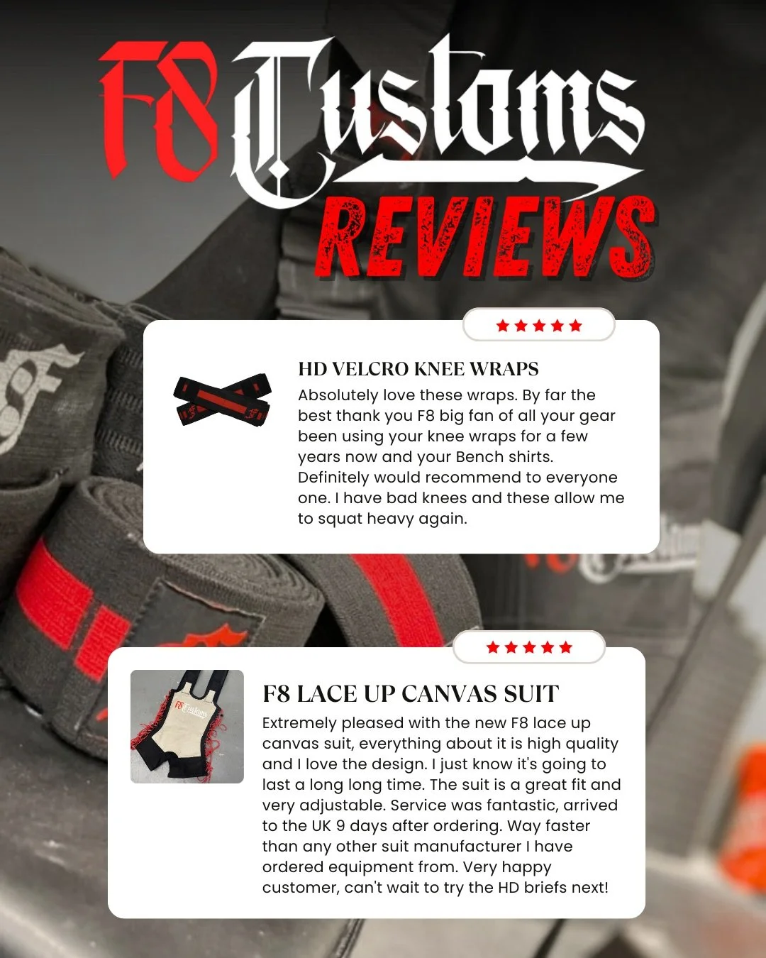 Some recent reviews! We really appreciate feedback and reviews are the best way to let us know we&rsquo;re on track getting you the best gear!