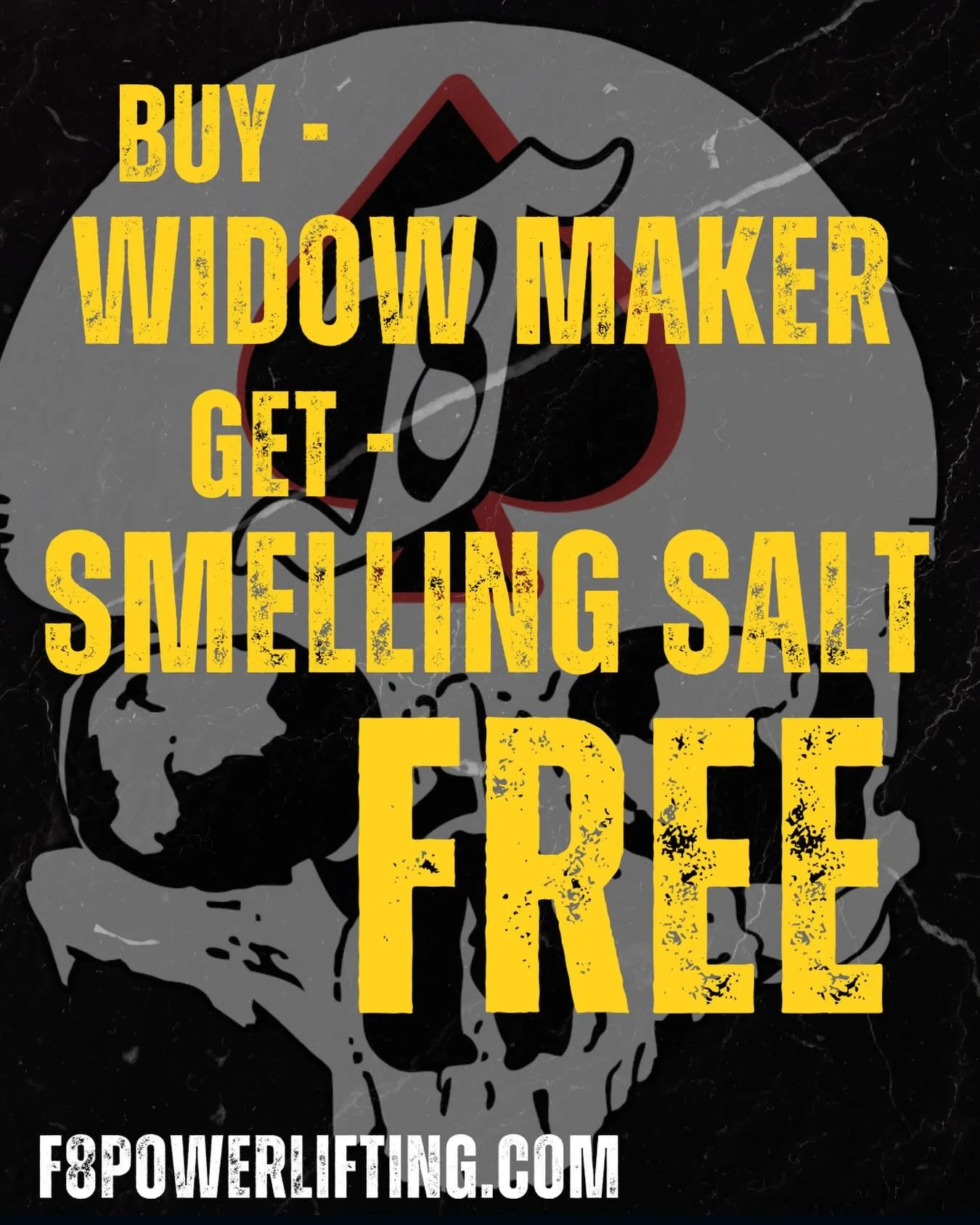 SMELLING SALT FREE?! 😤
Buy a 2 ply widow maker now through the end of May and receive a smelling salt FREE! No code necessary.