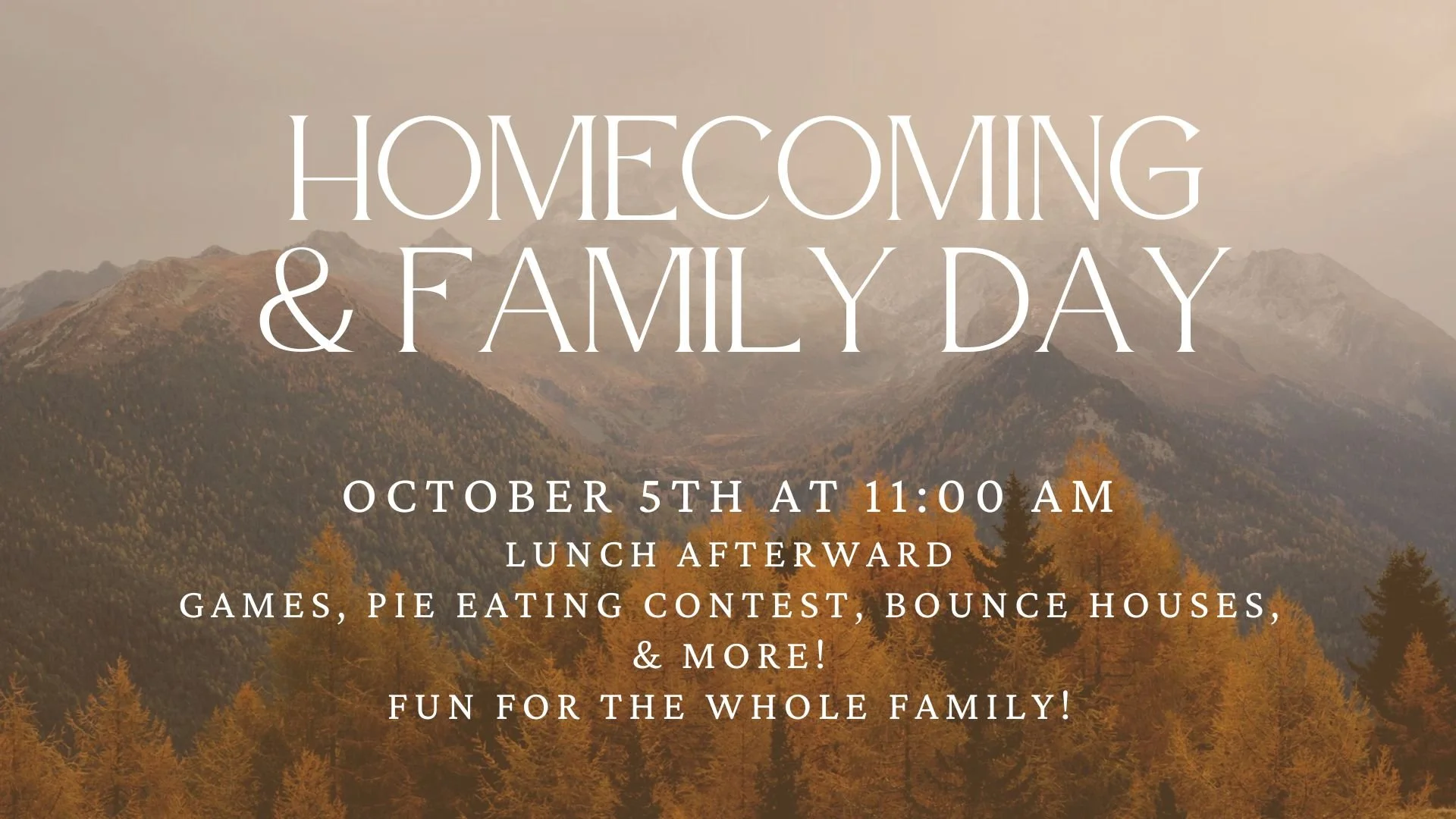CHBC Homecoming