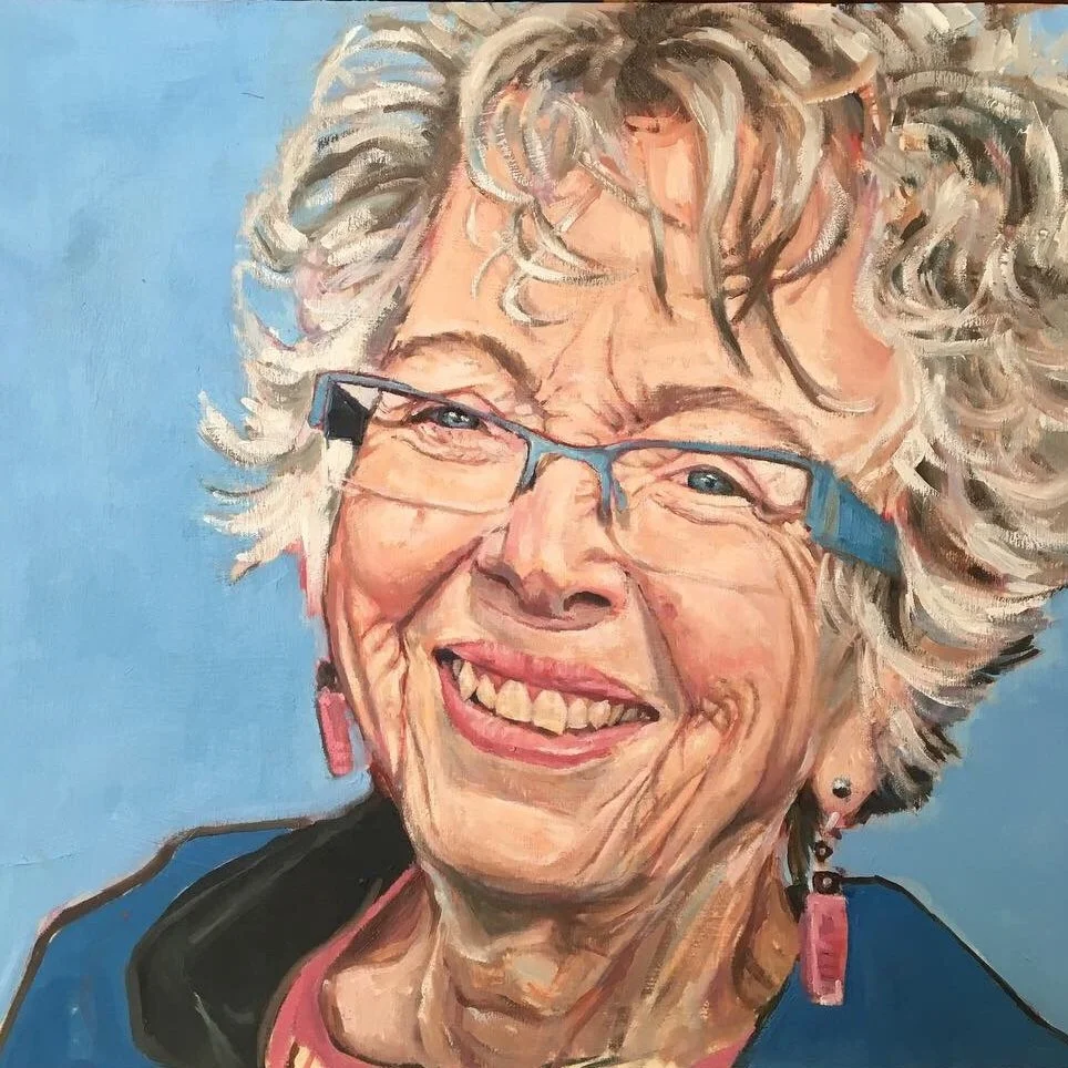 Mary
18x18"
 oil on board